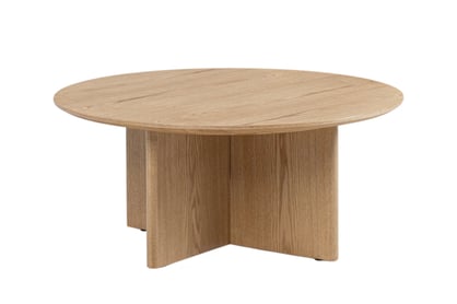 Okrúhly konferenčný stolík Nomis 80 cm - javor / jaseň