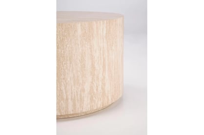 Okrúhly konferenčný stolík Novula 60 cm - travertín Stolík kawowy Novula okrúhly60 cm - Travertín