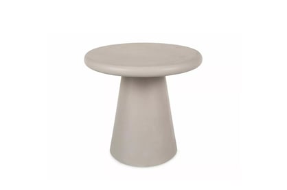 Okrúhly konferenčný stolík Clav 45 cm - svetlošedý
