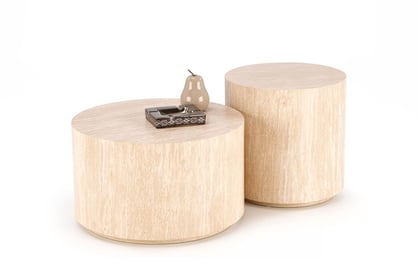 Okrúhly konferenčný stolík Novula 45 cm - travertín Stolík kawowy okragly Mensa 45 cm - Travertín