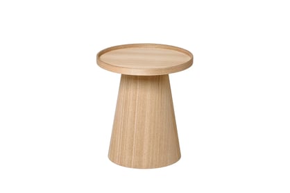 Kulatý konferenční stolek Tiliana 45 cm - přírodní