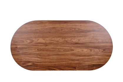 Oválny konferenčný stolík Stellis 120 cm - orech Stolík kawowy owalny Stellis 120 cm - Orech