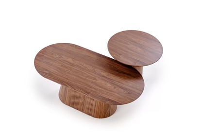 Oválny konferenčný stolík Stellis 120 cm - orech Stolík kawowy owalny Stellis 120 cm - Orech