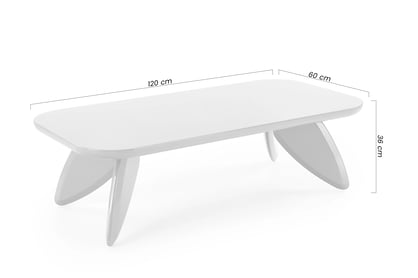 Obdĺžnikový konferenčný stolík Lumis 120 cm - bordový Stolík kawowy prostokatny Lumis 120 cm - bordová