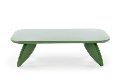 Obdĺžnikový konferenčný stolík Lumis 120 cm - svetlozelený Stolík kawowy prostokatny Lumis 120 cm - svetlý Zelený