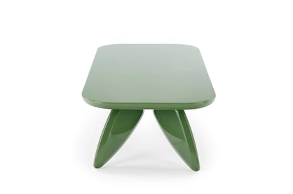 Obdĺžnikový konferenčný stolík Lumis 120 cm - svetlozelený Stolík kawowy prostokatny Lumis 120 cm - svetlý Zelený