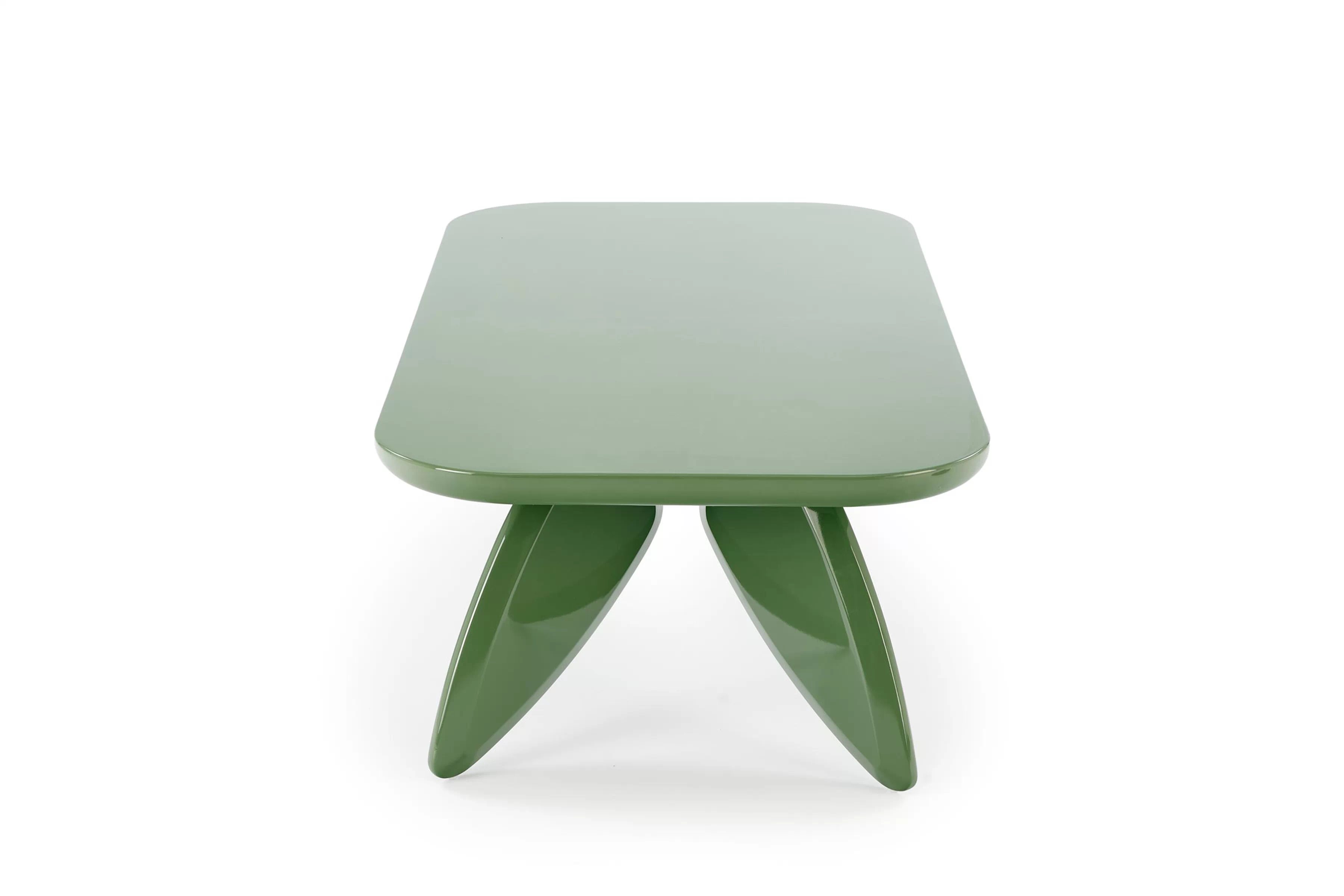 Obdĺžnikový konferenčný stolík Lumis 120 cm - svetlozelený Stolík kawowy prostokatny Lumis 120 cm - svetlý Zelený