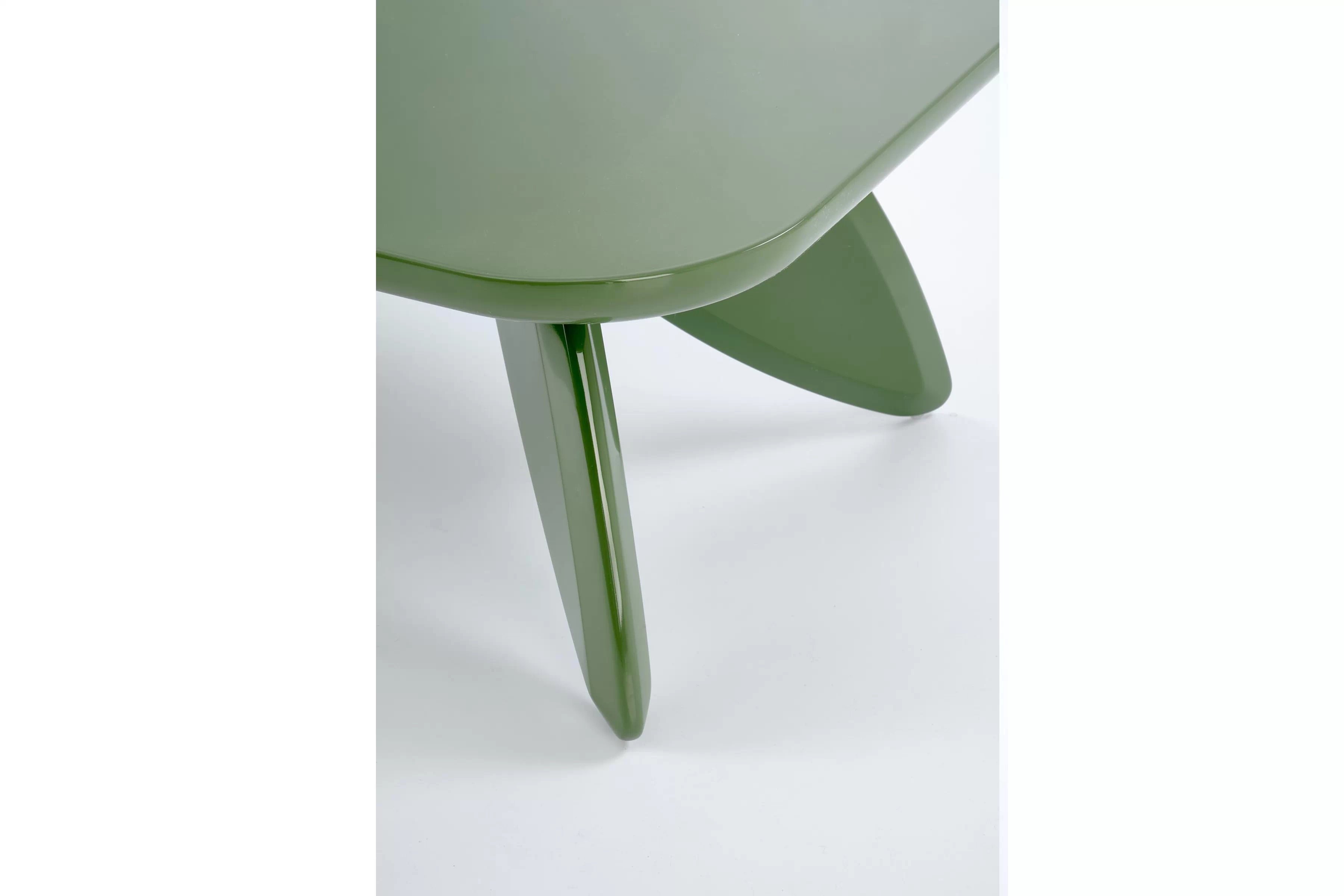 Obdĺžnikový konferenčný stolík Lumis 120 cm - svetlozelený Stolík kawowy prostokatny Lumis 120 cm - svetlý Zelený