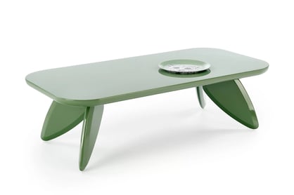 Obdĺžnikový konferenčný stolík Lumis 120 cm - svetlozelený Stolík kawowy prostokatny Lumis 120 cm - svetlý Zelený
