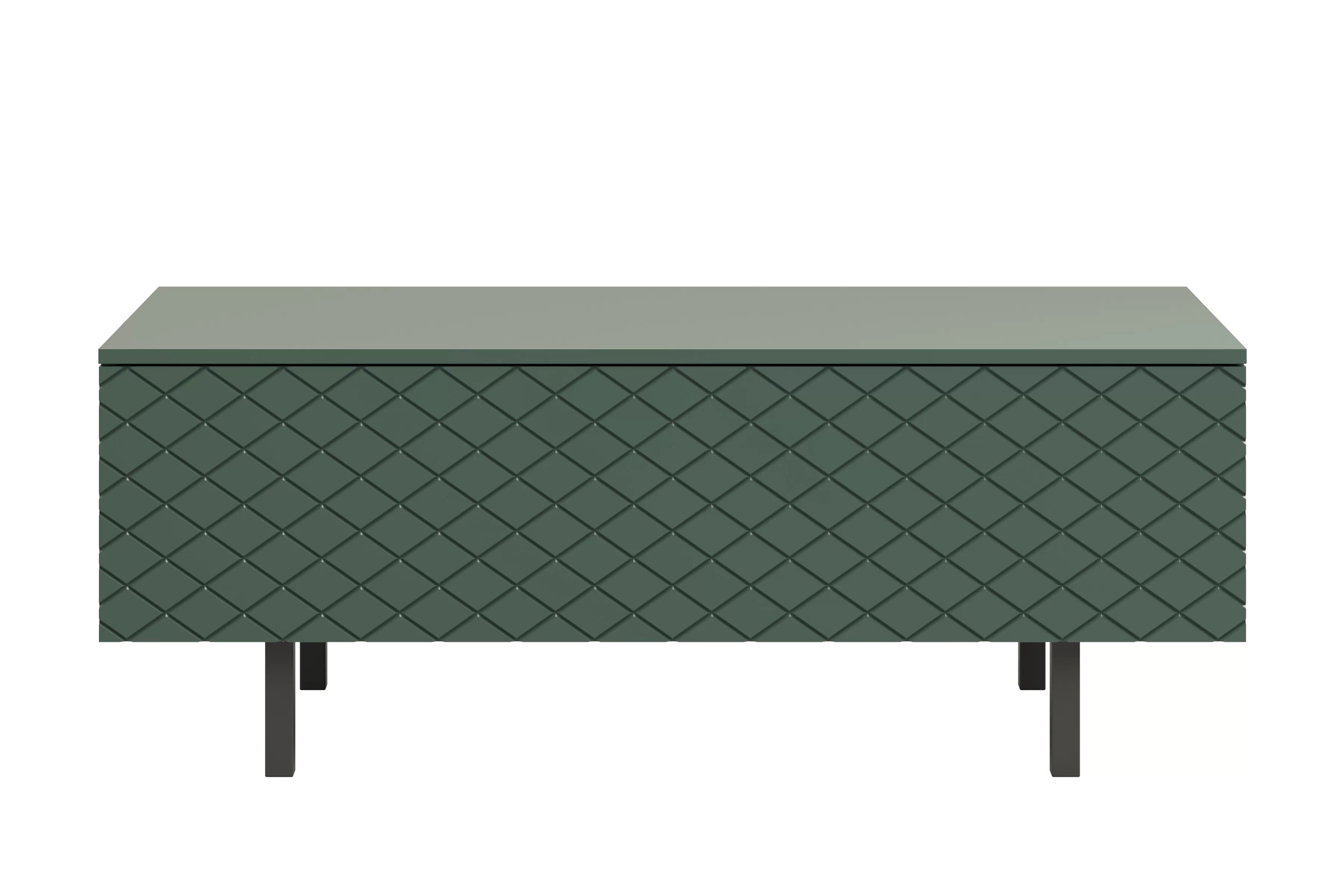 Konferenční stolek Scalia II 120 cm 2K s úložným prostorem - labrador mat / černé nohy - Omezená nabídka stolek kawowy Scalia II 120 2K s úložným prostorem - labrador mat / černá Nohy