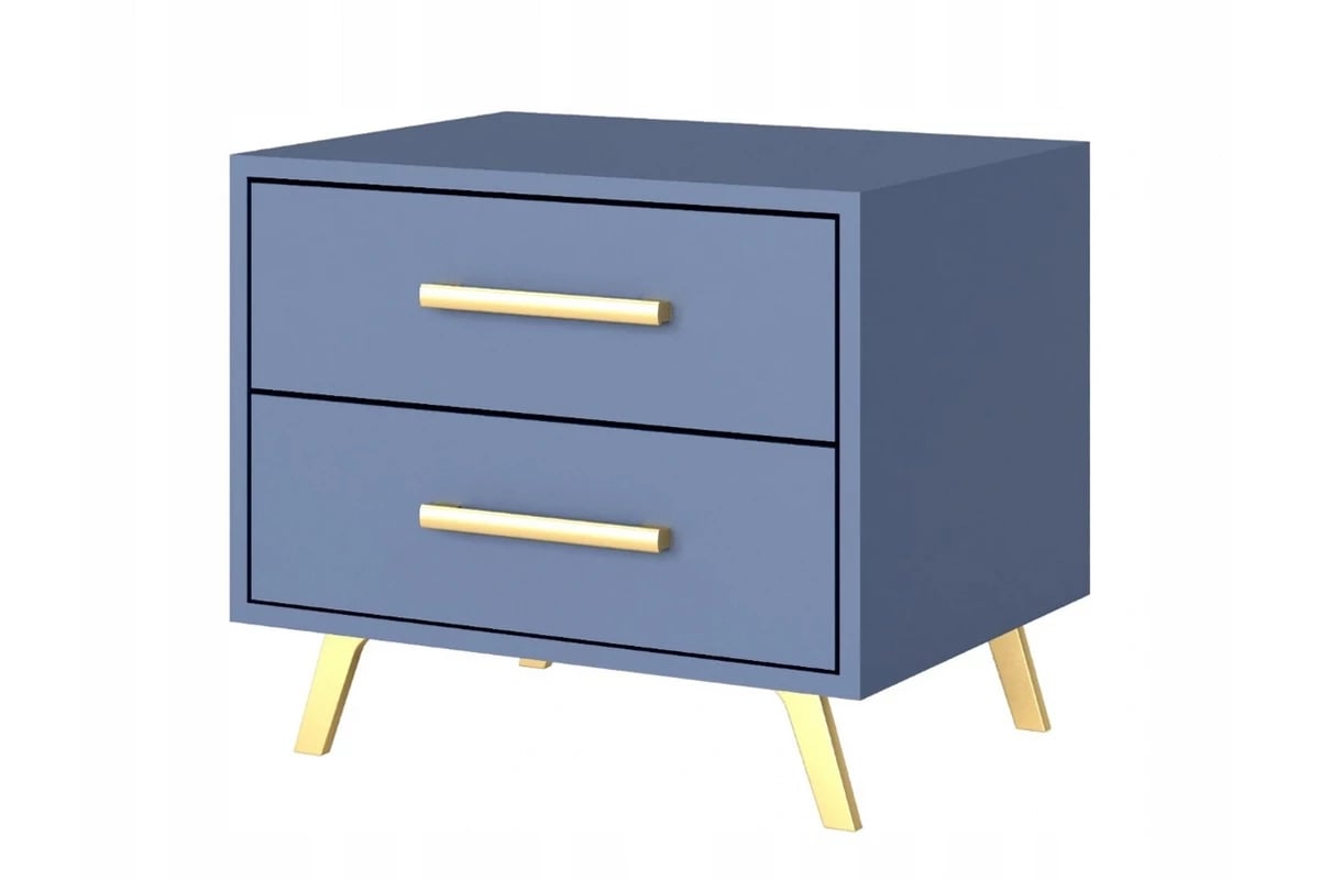 Nočný stolík Bali - svetlomodrá Modrý stoolik Nočný 