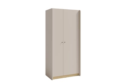Skriňa Fiorenza 90 cm - pieskový béžový / olejovaný dub