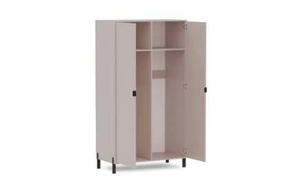 Dvoudveřová skříň Cremona - písková béžová skříň dvoudveřová Cremona - béžová Pískový 