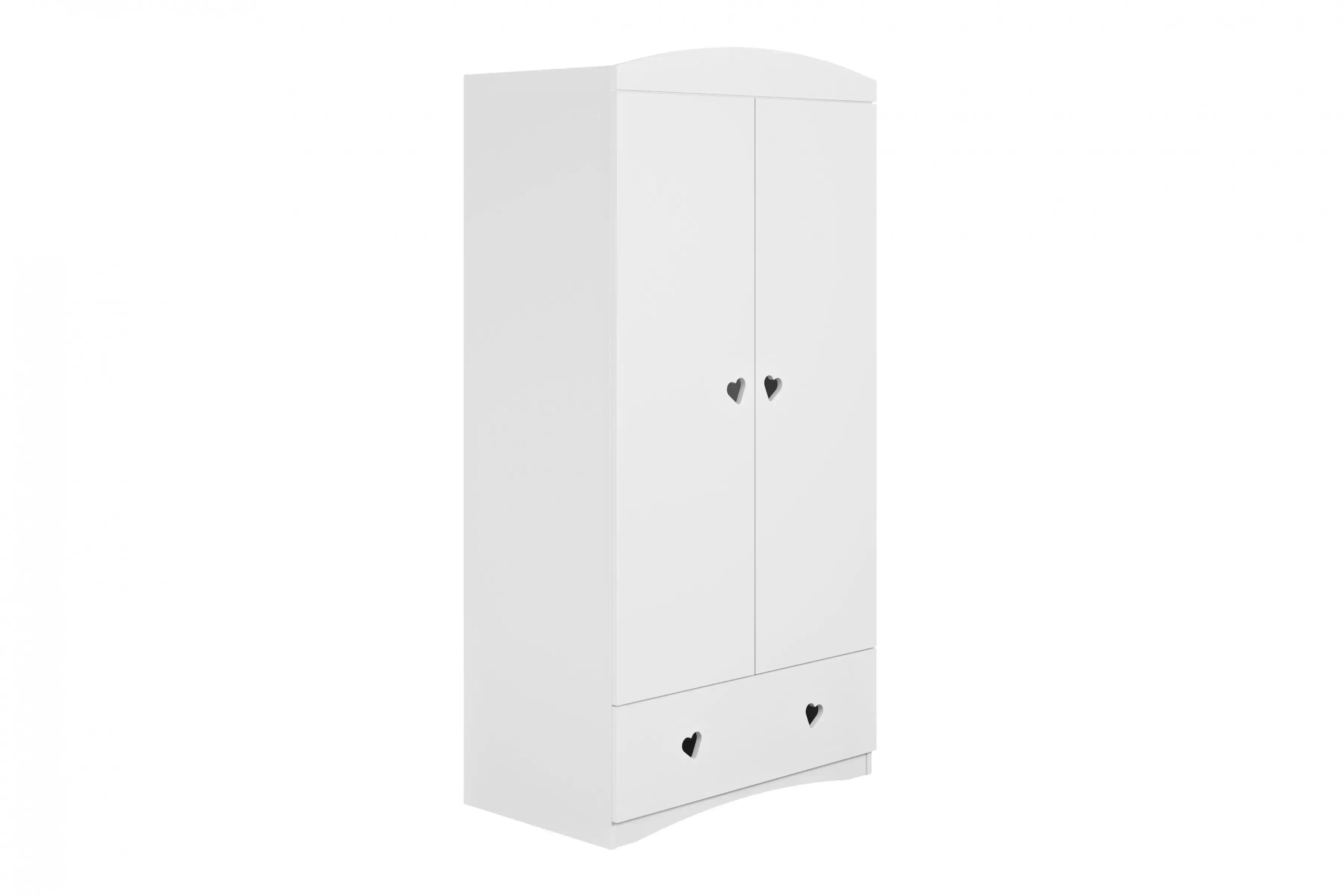 Detská šatníková skriňa Pateri 90 cm - biela Skriňa dziecieca Pateri 90 cm - Biely