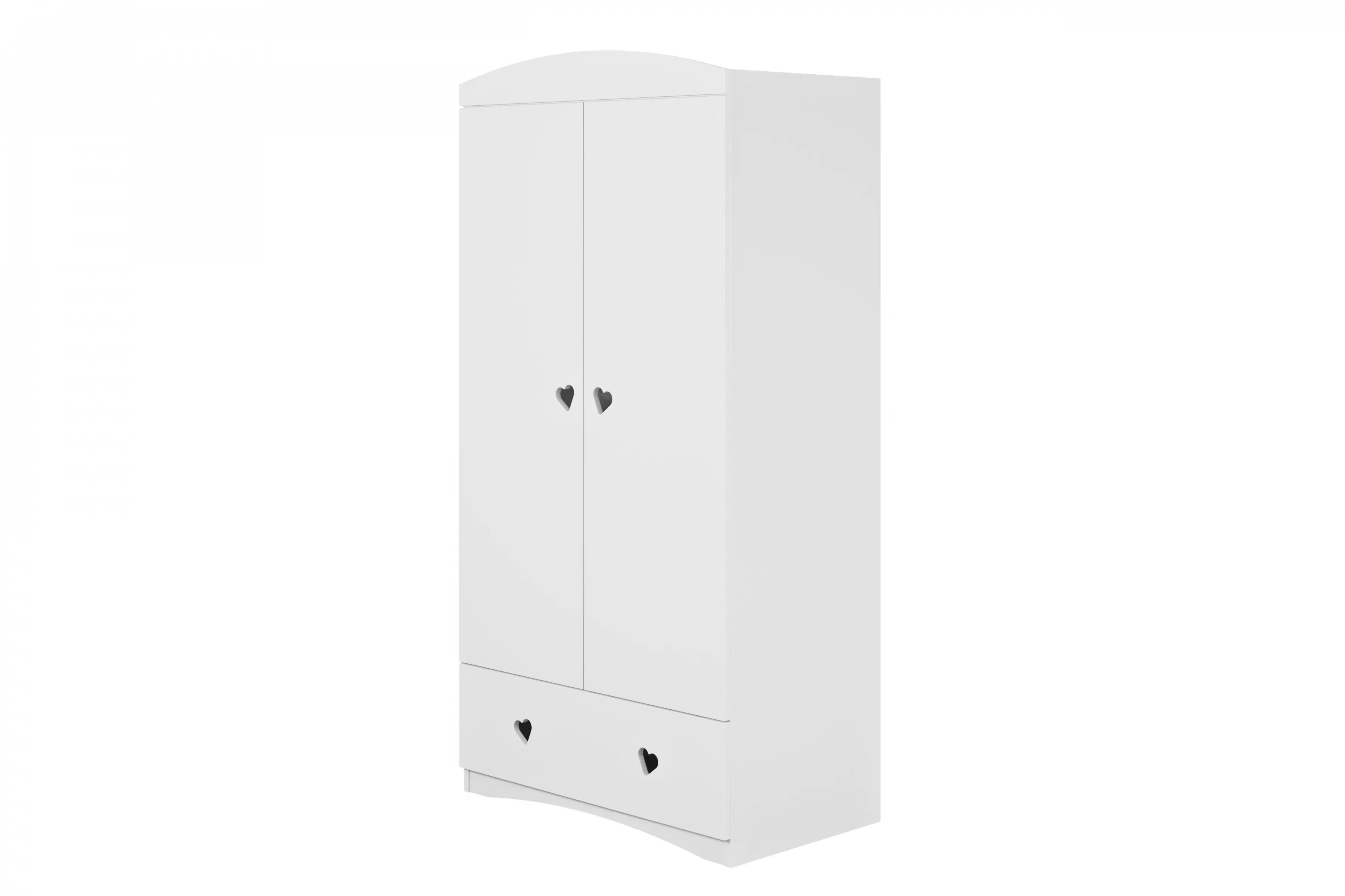 Detská šatníková skriňa Pateri 90 cm - biela Skriňa dziecieca Pateri 90 cm - Biely