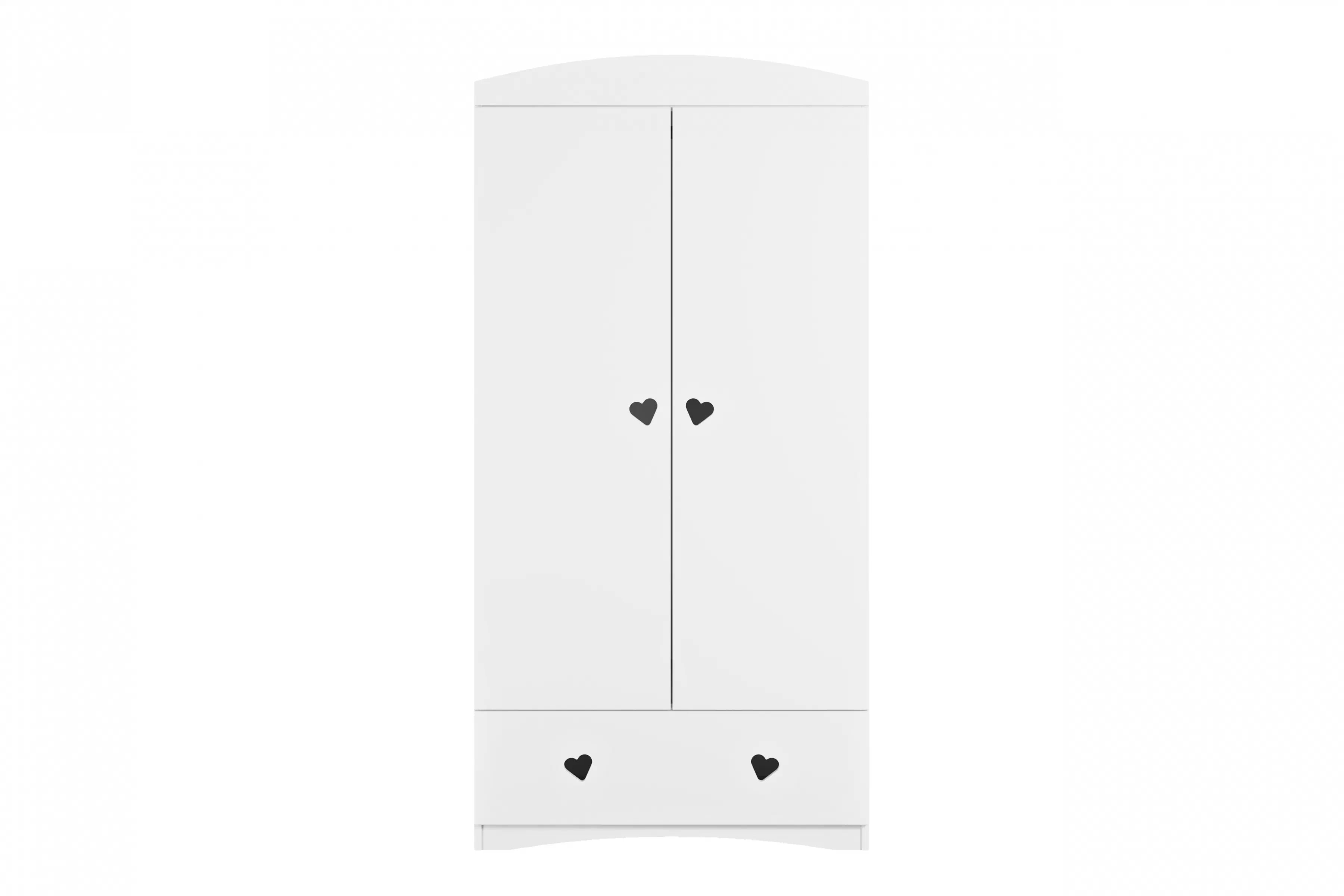 Detská šatníková skriňa Pateri 90 cm - biela Skriňa dziecieca Pateri 90 cm - Biely