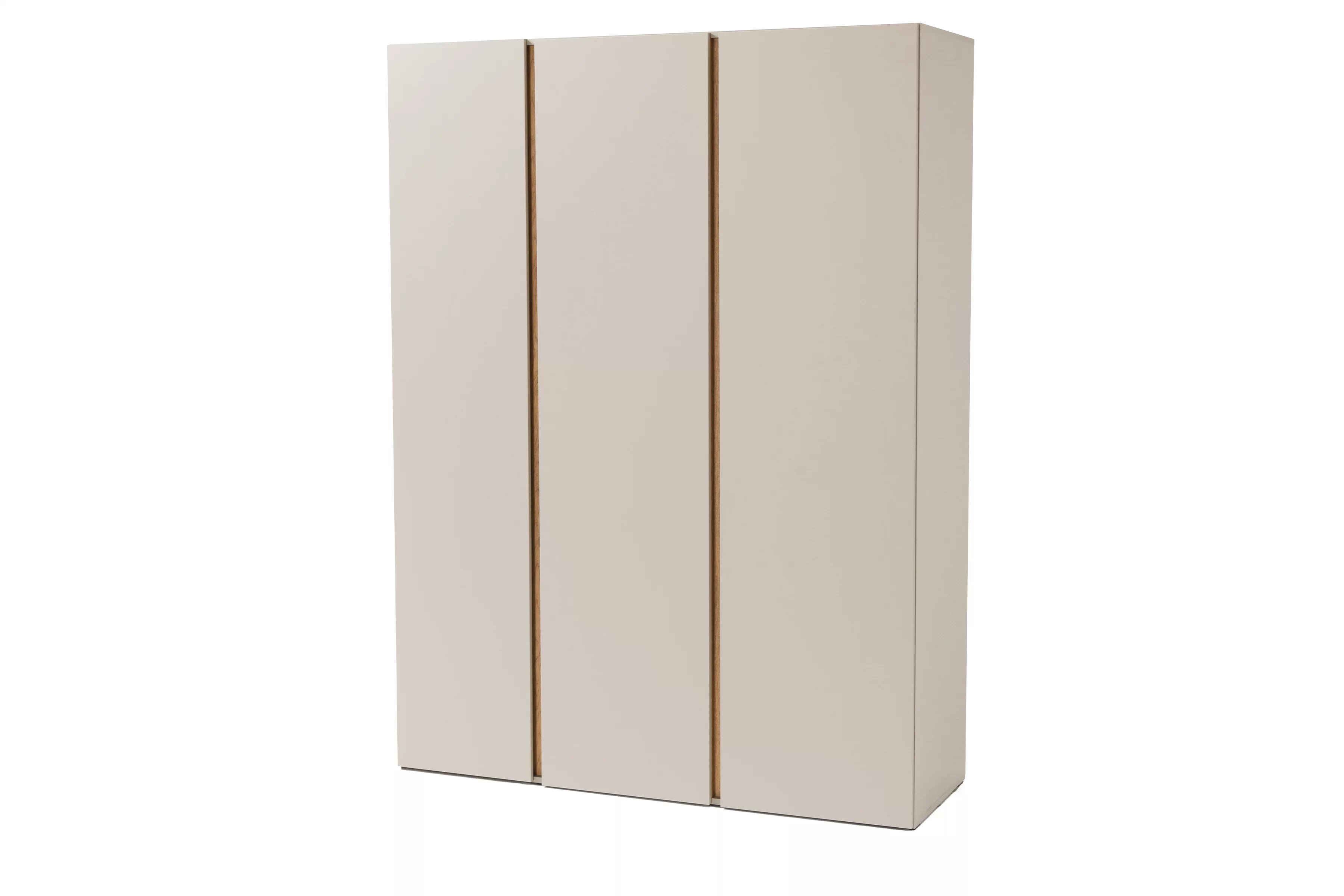 Šatníková skriňa Luca 145 cm - béžová / dub olejovaný Skriňa Luca 1 - 145 cm - Béžová Pieskový / Dub olejowany