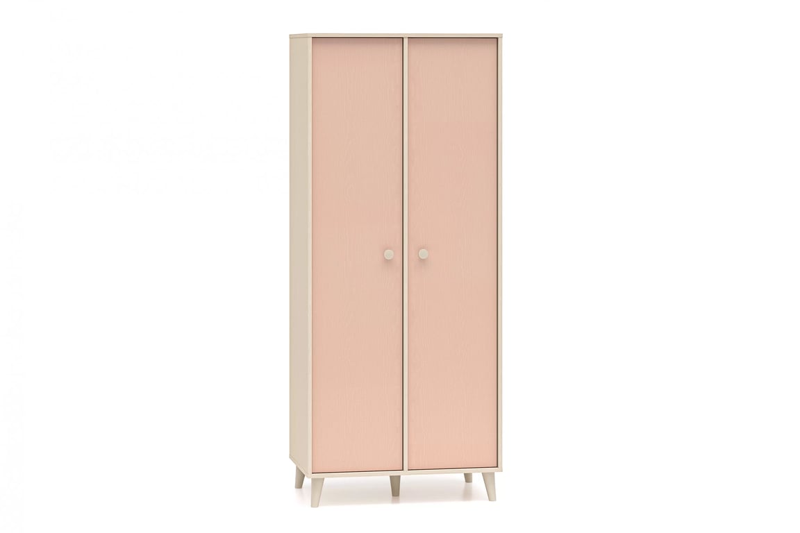 Marla gardróbszekrény 80 cm - sivatagi homok / millennial pink ruhásszekrény Marla 80 cm - piasek pustyni / millenial pink