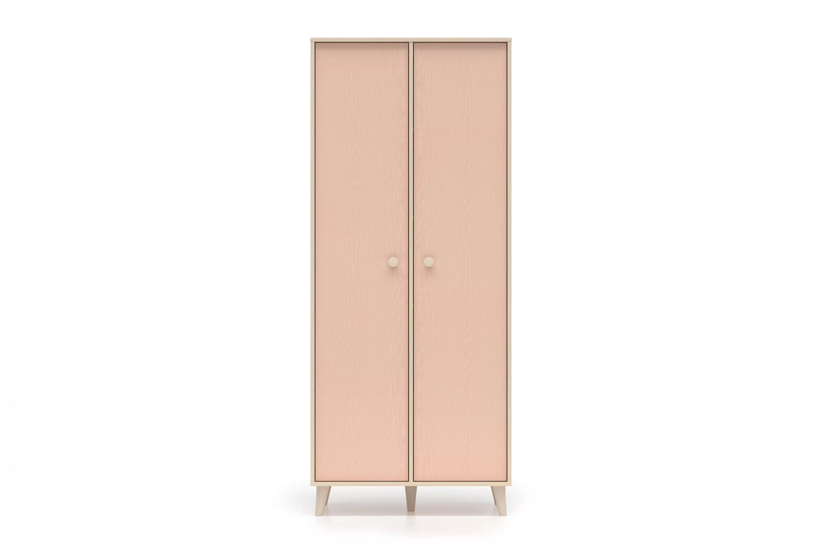 Šatníková skriňa Marla 80 cm - piesková púšť / millennial pink Skriňa Marla 80 cm - piasek pustyni / millenial pink