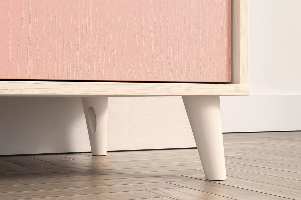 Šatníková skriňa Marla 80 cm - piesková púšť / millennial pink Skriňa Marla 80 cm - piasek pustyni / millenial pink