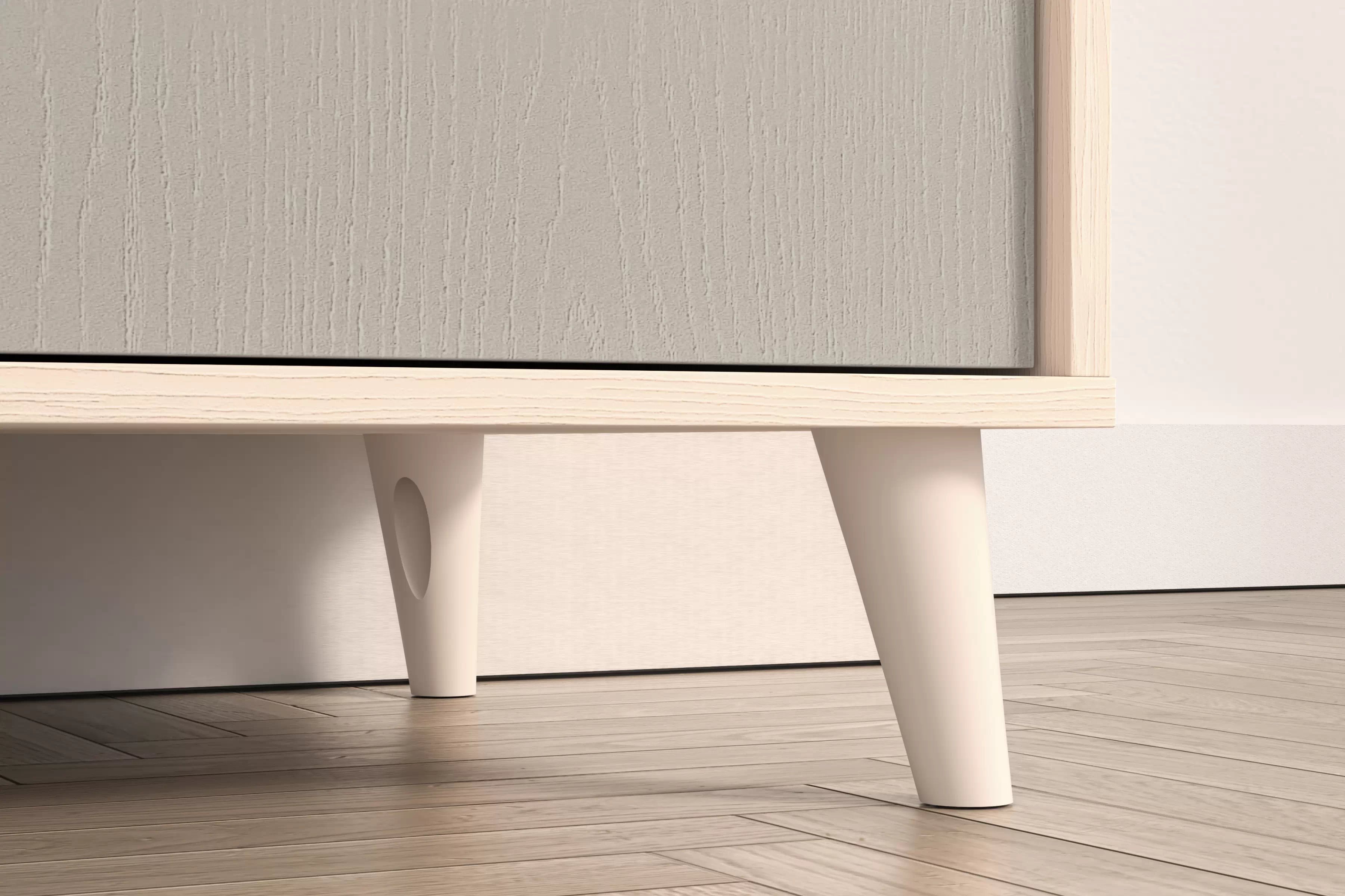 Skriňa do detskej izby Marla 80 cm - púštny piesok / sivá Skriňa Marla 80 cm - piasek pustyni / šedý pallad