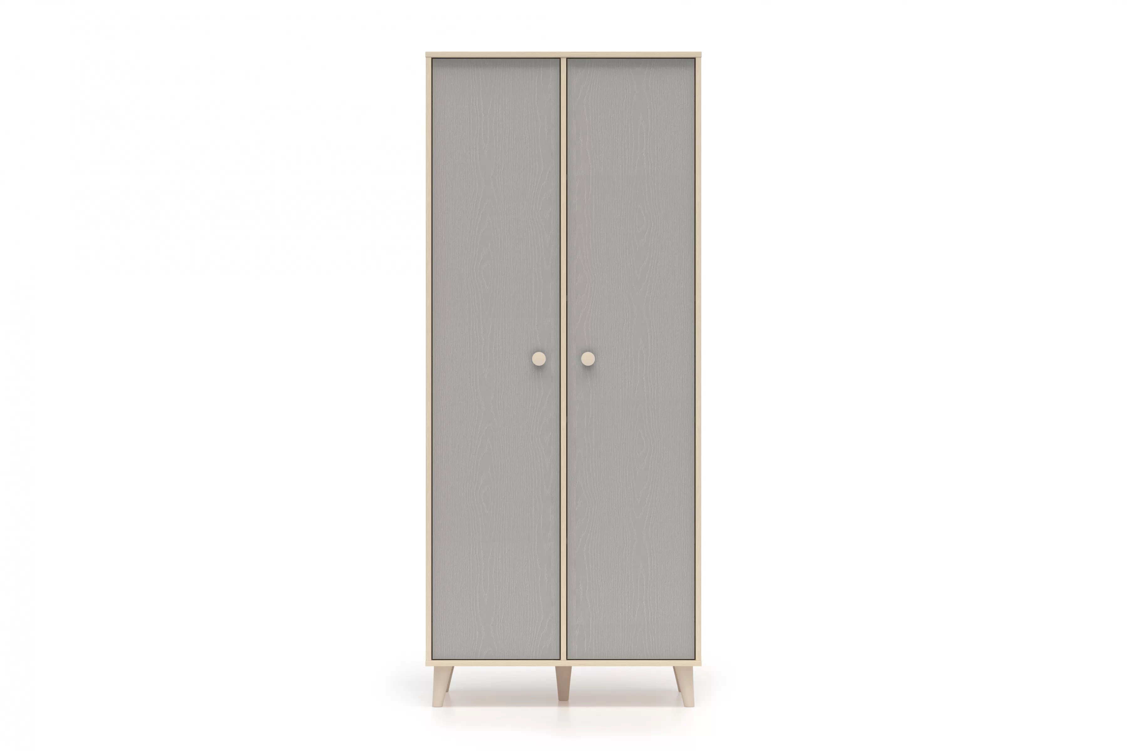 Skriňa do detskej izby Marla 80 cm - púštny piesok / sivá Skriňa Marla 80 cm - piasek pustyni / šedý pallad