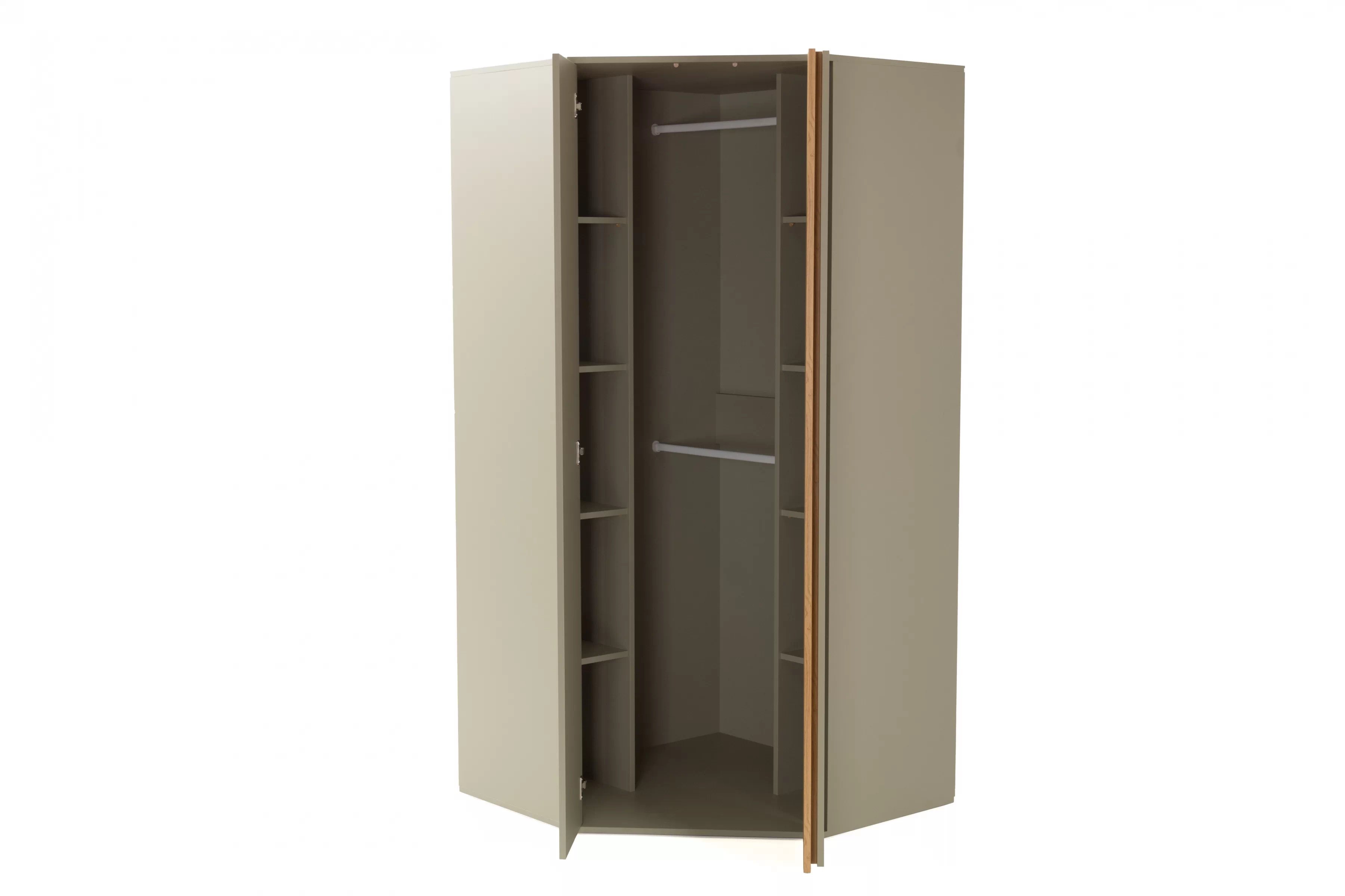 Rohová skriňa Luca 95 cm - eukalyptus / dub baltic dune Rohová skriňa Luca 2 - 95 cm - eukaliptus / Dub baltic dune