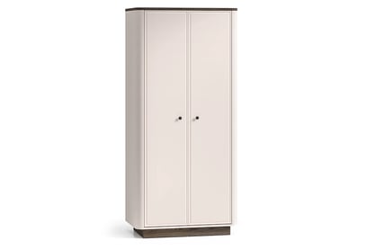 Šatní skříň Amberto 92 cm - kašmír / dub windmill tmavý