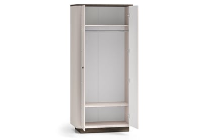 Šatní skříň Amberto 92 cm - kašmír / dub windmill tmavý skříň otvírána Amberto 92 cm - kašmír / dub windmill dark