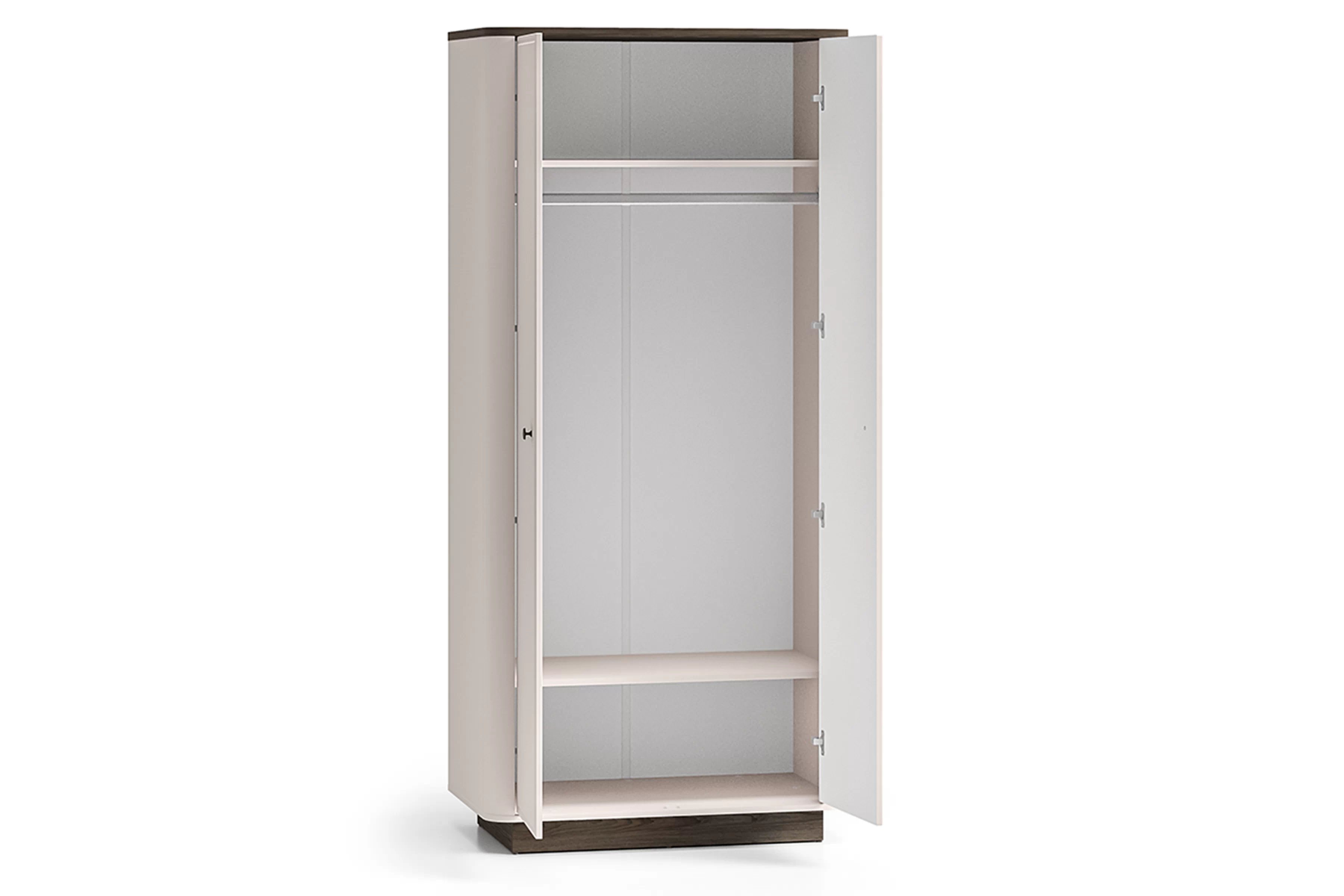 Šatní skříň Amberto 92 cm - kašmír / dub windmill tmavý skříň otvírána Amberto 92 cm - kašmír / dub windmill dark