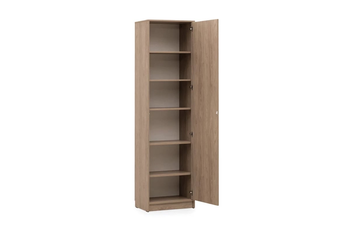 Skříň P k vertikální sklápěcí posteli Basic New Elegance - světlý dub sonoma Skříň s policemi