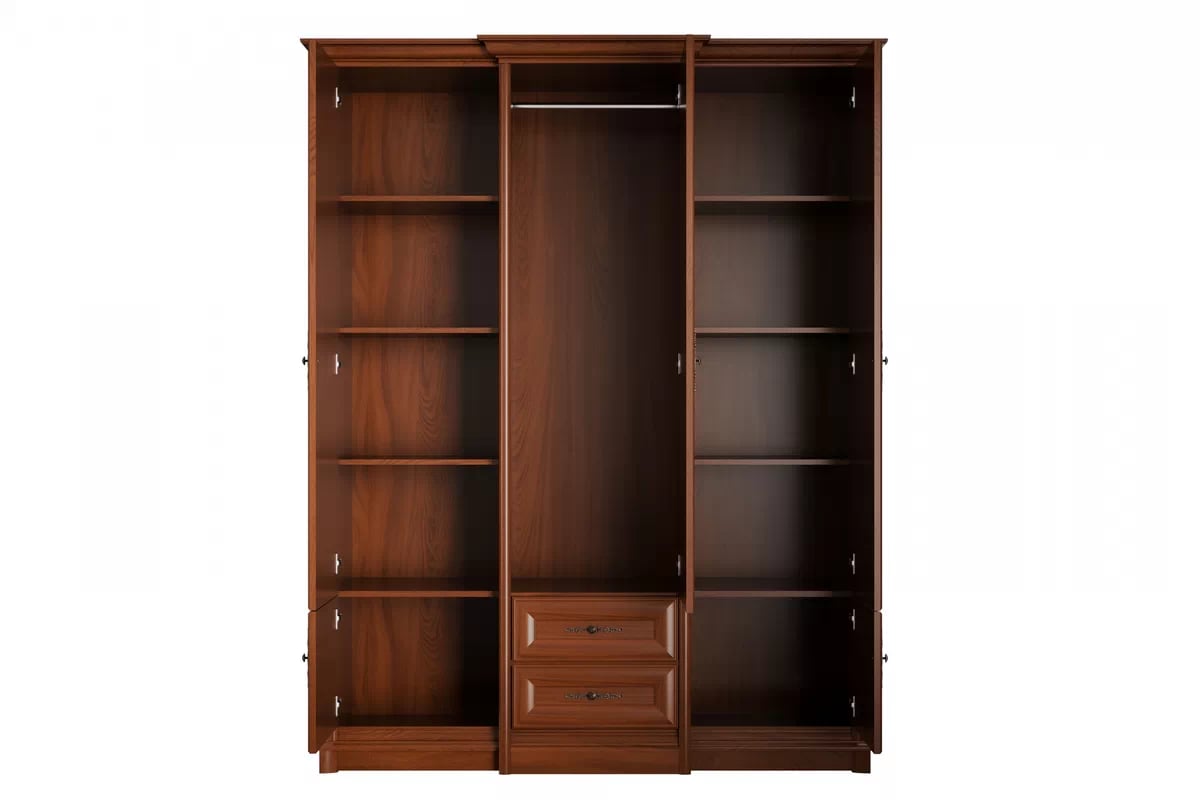 Skriňa so zrkadlom Sonata 180 cm - gaštan Skriňa Sonata z zrkadlom 180 cm - gaštan szlachetny