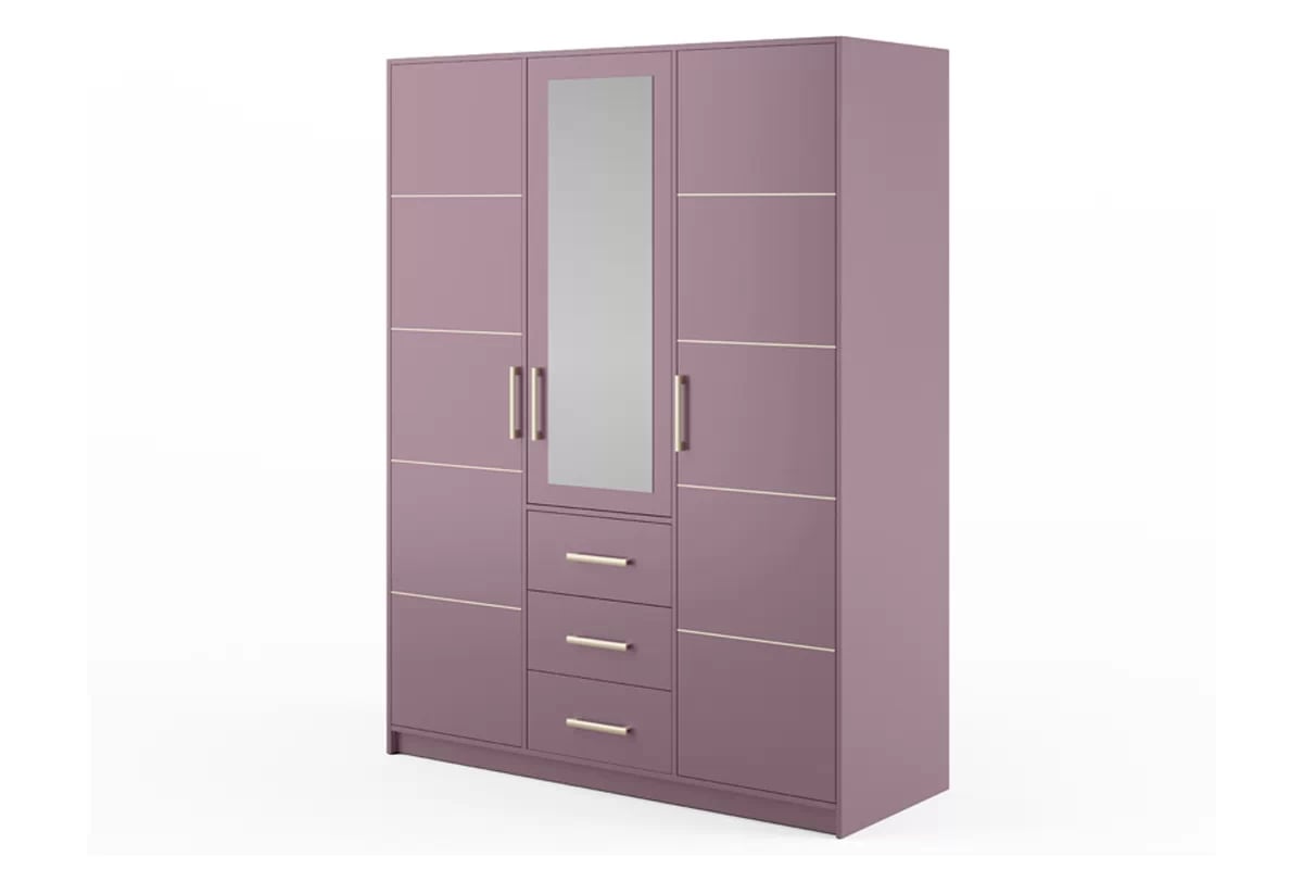 Skříň Bali 147 cm - švestka Skříň třídveřová stolar 