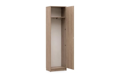 Dulap W pentru pat rabatabil vertical Basic - stejar deschis sonoma