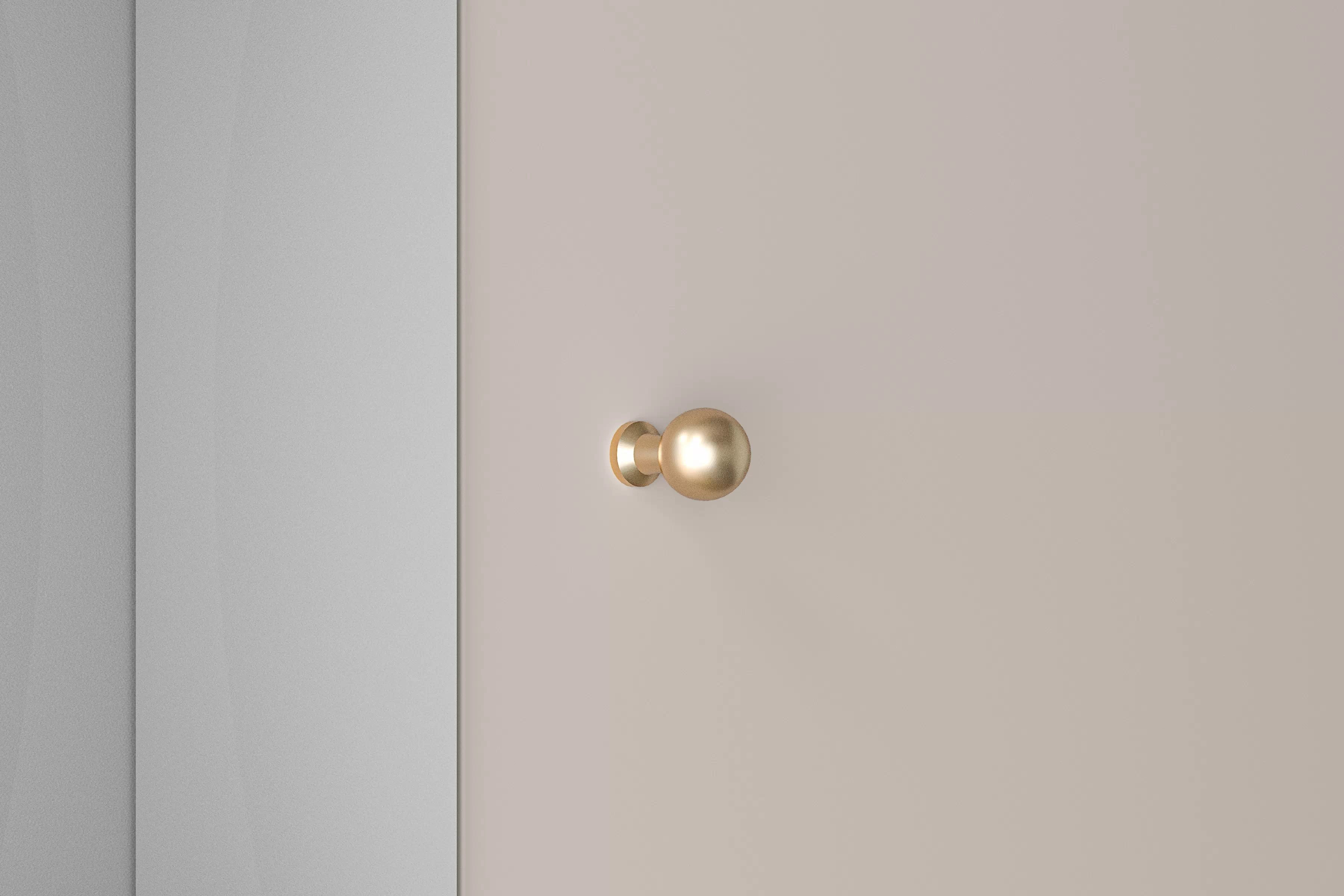 skříň z zrcadlem Jamuzi  200 cm - kašmír skříň z zrcadlem Jamuzi 23 - 150 cm - kašmír