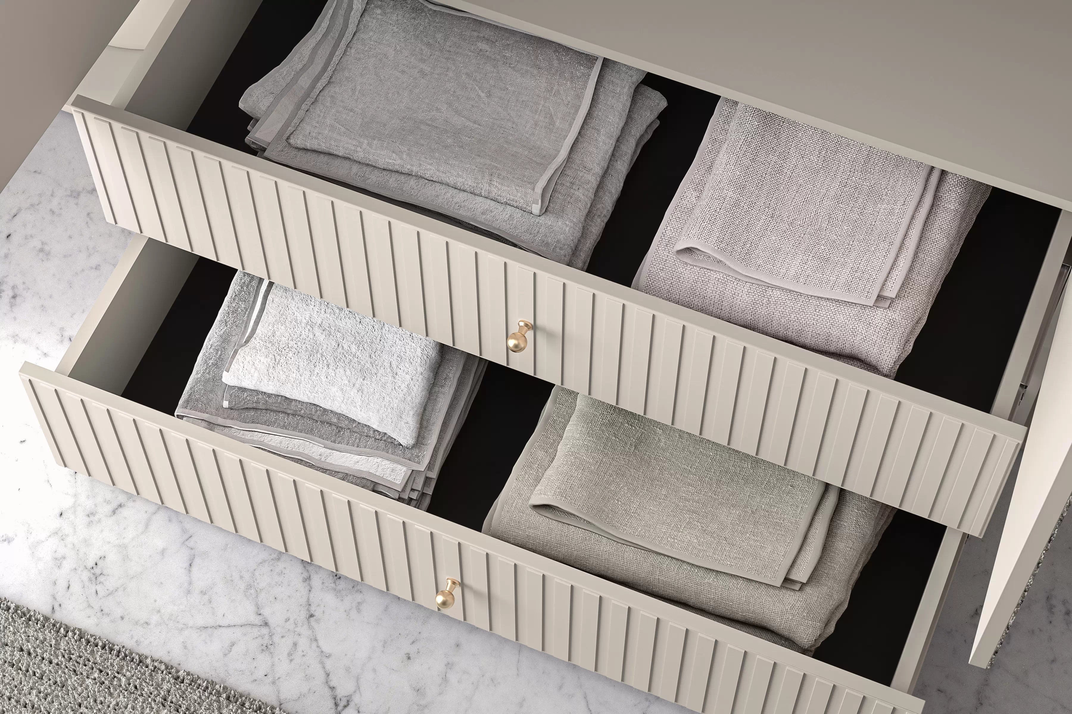 skříň z zrcadlem Jamuzi  200 cm - kašmír skříň z zrcadlem Jamuzi 23 - 150 cm - kašmír