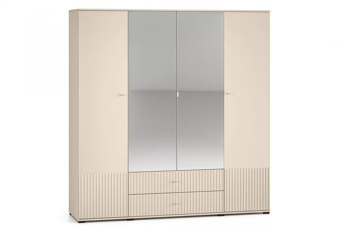 skříň z zrcadlem Jamuzi  200 cm - kašmír skříň z zrcadlem Jamuzi 23 - 150 cm - kašmír