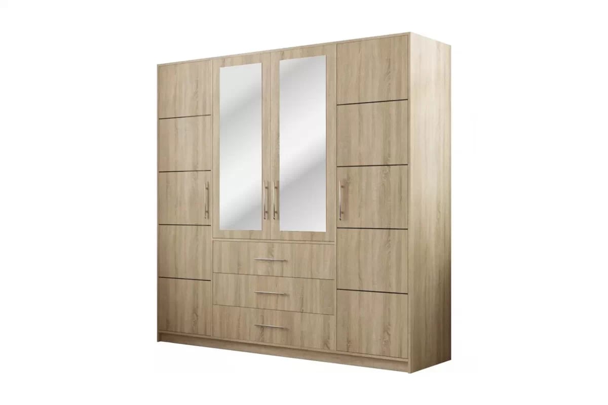 Skříň Bali 196 cm - dub sonoma skříň D4 