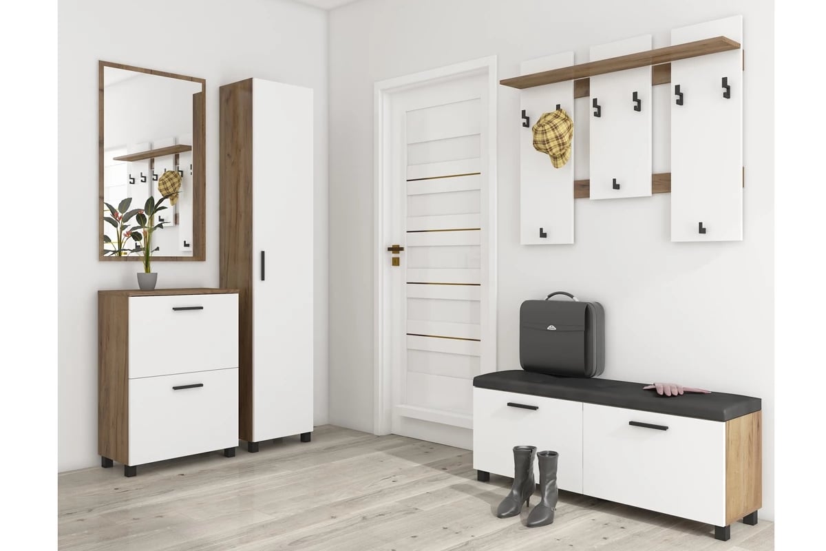 Skrinka do predsiene Keri 24 biely Nábytok