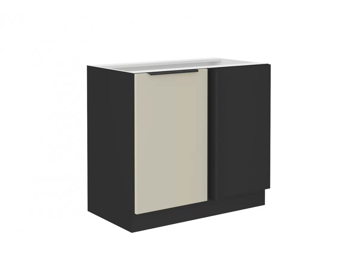 Spodní rohová kuchyňská skříňka Armonza 105 ND jednodveřová - kašmír skříňka kuchyňská spodní Armonza 105 ND 1F jednodveřová rohová - kašmír