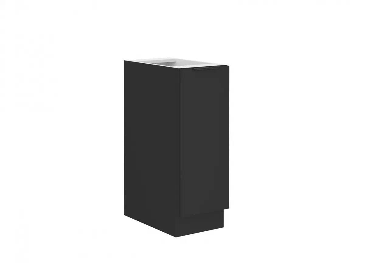 Spodní kuchyňská skříňka Armonza 30D s výsuvným cargo košem - černý mat skříňka kuchyňská spodní Armonza 30D s košem cargo - černá mat