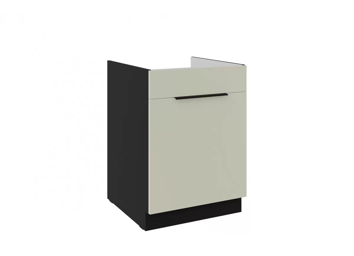 Kuchynská dolná skrinka Armonza 60ZL so zásuvkou pod umývadlo - kašmír Skrinka Kuchynská dolná Armonza 60ZL 1S z szuflada pod umývadlo - kašmír