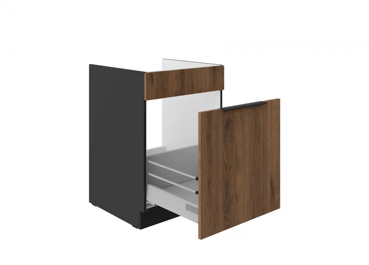 Kuchynská dolná skrinka Armonza 60ZL so zásuvkou pod umývadlo - orech Skrinka Kuchynská dolná Armonza 60ZL 1S z szuflada pod umývadlo - Orech