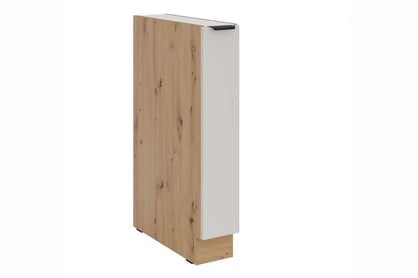 Kuchyňská spodní skříňka Arvani D15 s cargo košem - kašmír / dub artisan