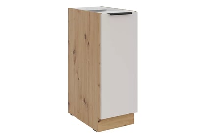 Kuchyňská spodní skříňka Arvani D30 s cargo košem - kašmír / dub artisan
