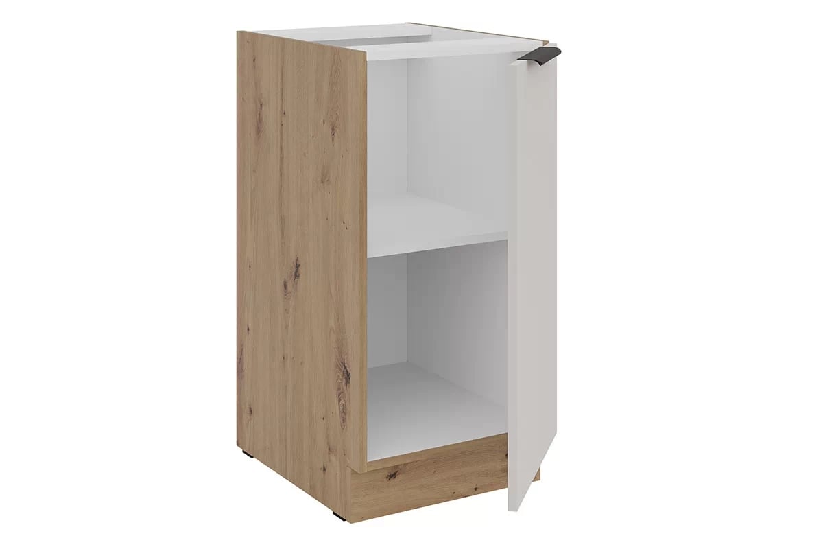 Kuchyňská spodní skříňka Arvani D40 jednodveřová - kašmír / dub artisan skříňka kuchyňská spodní Arvani D40 jednodveřová - kašmír / dub artisan