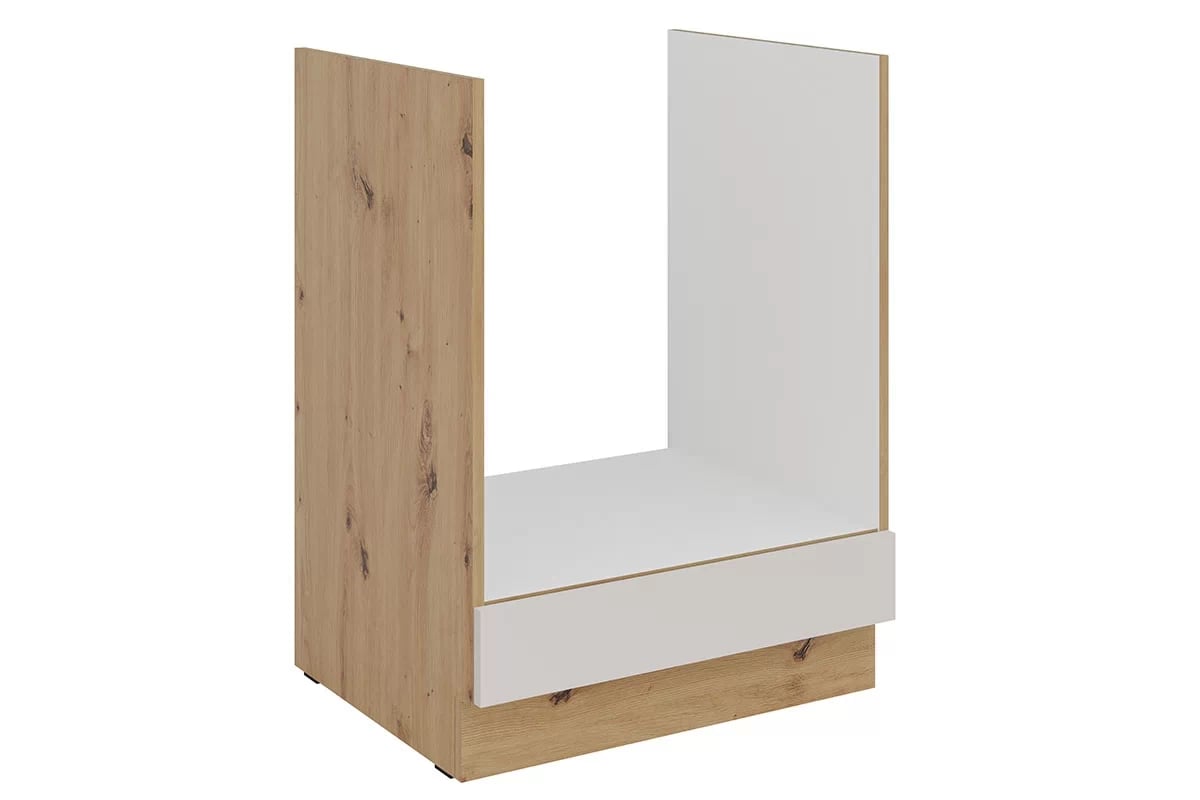 Kuchyňská spodní skříňka Arvani D60 GAZ pro vestavnou troubu - kašmír / dub artisan skříňka kuchyňská spodní Arvani D60 GAZ pro zabudowy piekarnika - kašmír / dub artisan