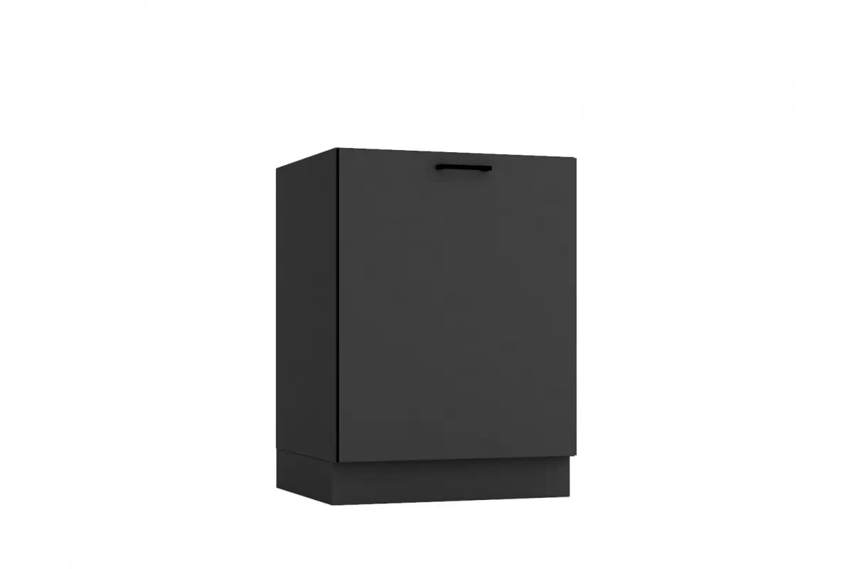 Dolní kuchyňská skříňka Anika D60 jednodveřová – grafit Skříňka kuchyňská spodní jednodveřová Anika D60 - grafit / grafit