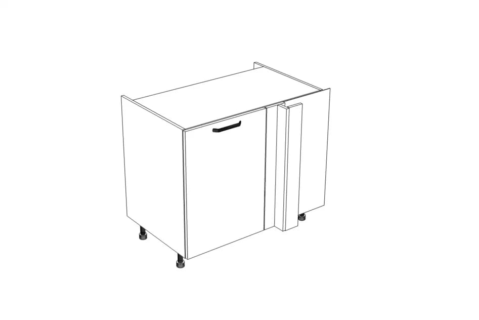 Rohová spodná kuchynská skrinka Kammono F DPRP110x65 jednodverová Skrinka Kuchynská dolná KAMMONO F DPRP110x65 rohová jednodverová