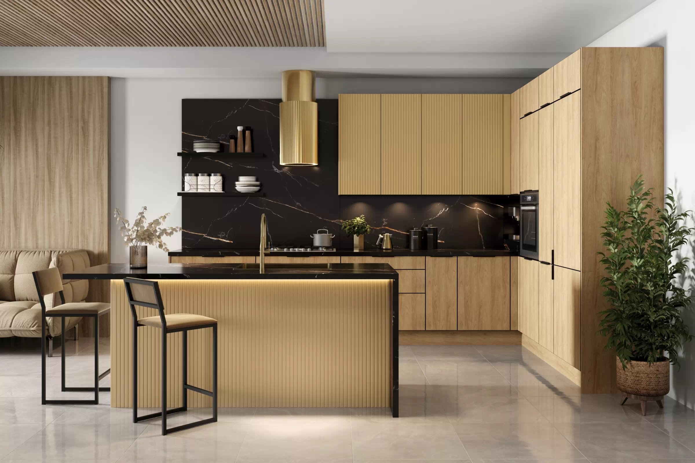 KAMMONO P2 DPRP115x65 - Skrinka Kuchynská rohová jednodverová Skrinka Kuchynská dolná KAMMONO P2 DPRP115x65 rohová jednodverová